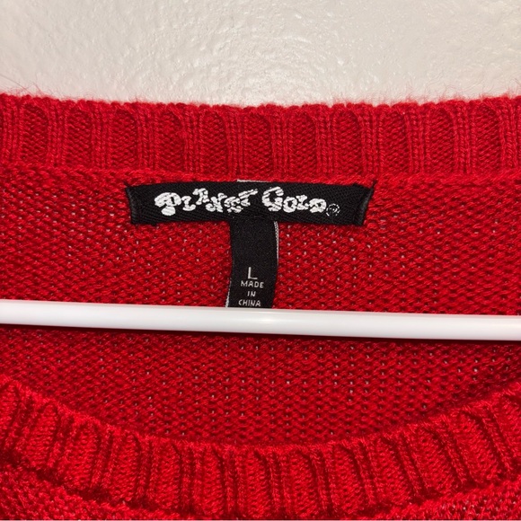 HO, HO, HO Ugly Christmas Sweater Juniors L - Picture 2 of 4